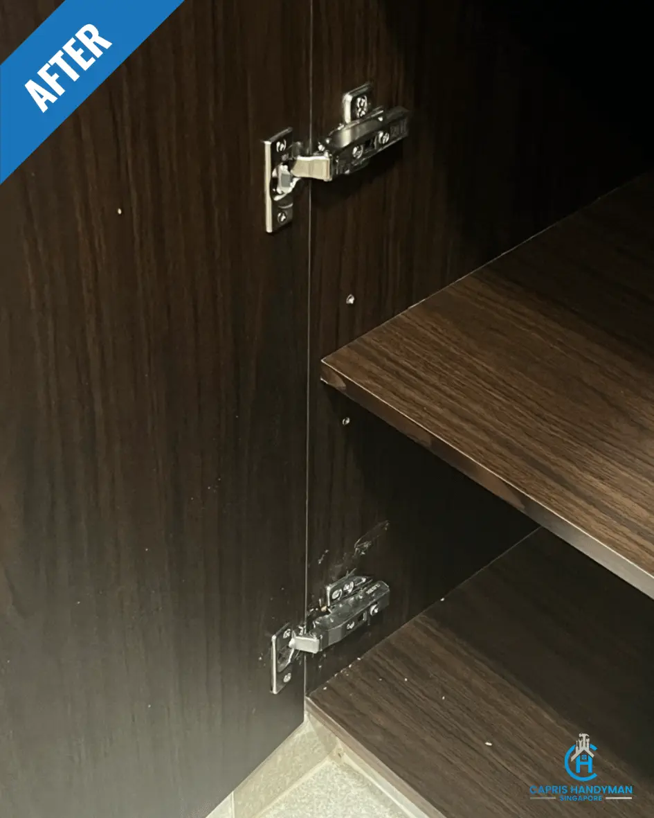 Cabinet Hinge Repair